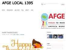 Tablet Screenshot of afge1395.org